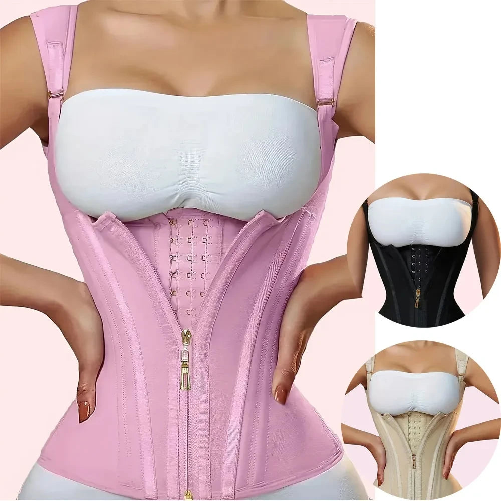 Mesh Waist Cincher Vest
