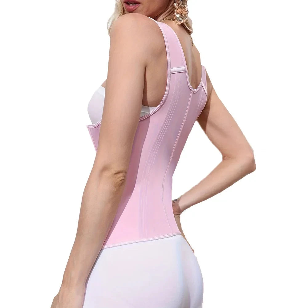 Mesh Waist Cincher Vest