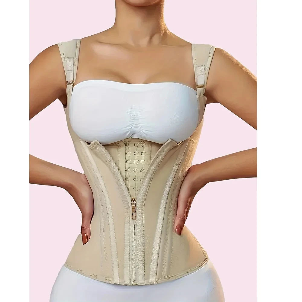 Mesh Waist Cincher Vest