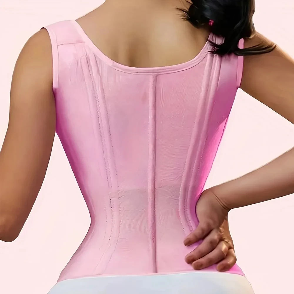 Mesh Waist Cincher Vest
